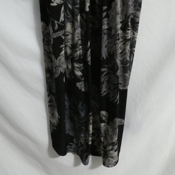 CANDY COUTURE | medium | Black and Grey Spaghetti Strap High Low Dress - Picture 15 of 16